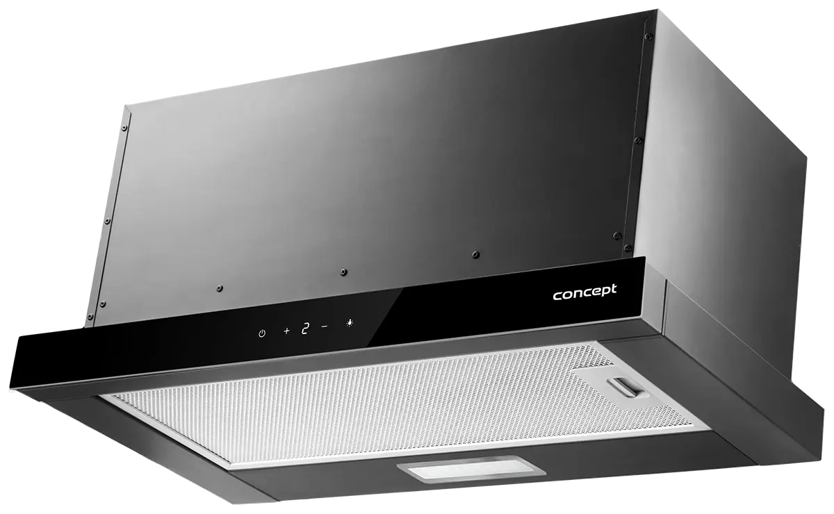 Concept OPV3860BC Vstavaný odsávač pár čierny, 60 cm