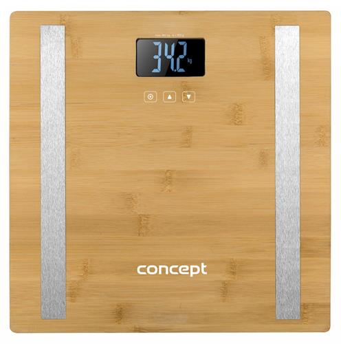 Concept VO3000 Osobná diagnostická váha 180kg PERFECT HEALTH, bambus
