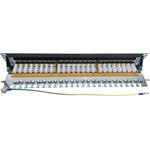 Conexpro 19" patch panel STP, CAT6A, 24 portov, 1U