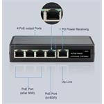 Conexpro GNT-69P51G6, PoE prepínač, 5x LAN, 4x PoE