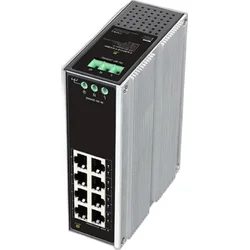 Conexpro GNT-IG1008GL-AC, priemyselný prepínač na DIN lištu, 8x LAN