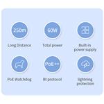 Conexpro GNT-P9109EA, PoE switch, 9x LAN, 8x PoE