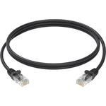 Conexpro patch kabel UTP, CAT5e, 0.5m, ekonomy, černý