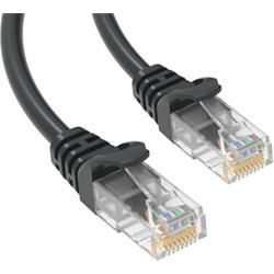 Conexpro patch kabel UTP, CAT5e, 1m, černý