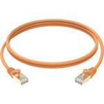 Conexpro slim patch kábel STP, CAT6A, 0,25 m, oranžový