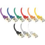 Conexpro slim patch kábel STP, CAT6A, 0,5 m, oranžový