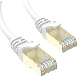 Conexpro slim patch kábel STP, CAT6A, 2 m, biely