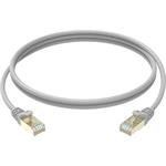Conexpro slim patch kábel STP, CAT6A, 20 m, sivý