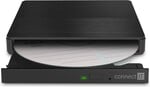 CONNECT IT 3v1 SlimDrive Externá CD/DVD mechanika USB-C/A