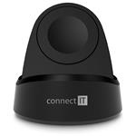 CONNECT IT Bezdrôtová nabíjačka WatchCharger kompatibilná so zariadením Samsung, čierna
