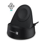 CONNECT IT Bezdrôtová nabíjačka WatchCharger kompatibilná so zariadením Samsung, čierna