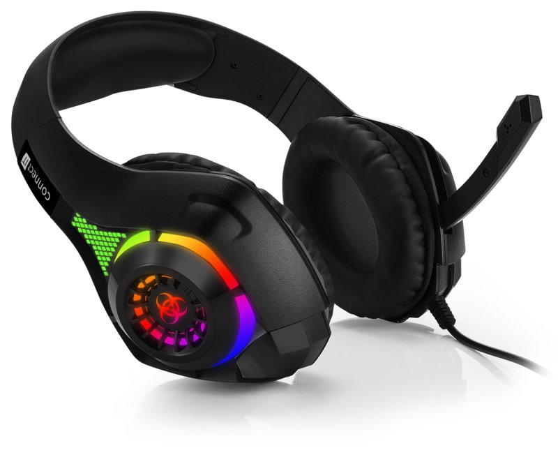 Connect IT Biohazard RGB, čierna