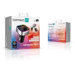 CONNECT IT CarRGB Bezdrátový FM transmitter, 2xUSB+MicroSD, STŘÍBRNÝ