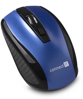 Connect IT CI-1225 bezdrôtová optická myš - modrá
