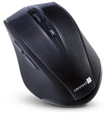 Connect IT CI-186 bezdrôtová optická myš - CARBON čierna