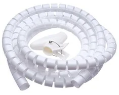 Connect IT CI-679 - Pás na svazování kabelů, trubice, délka 2.50m a šířka 20mm, bílá barva - Kabely + redukce