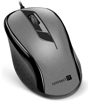 Connect IT CMO-1200-GY optická myš, USB, sivá