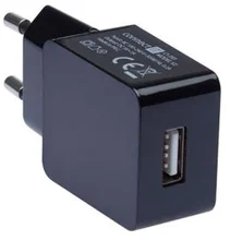 Connect IT Colorz nabíjecí adaptér 1xUSB 1A, černý CI-593