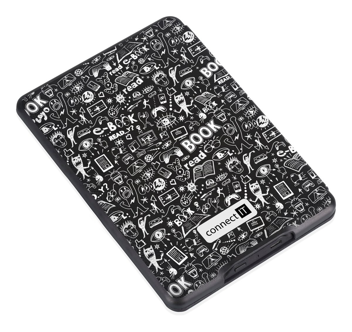 Connect IT Doodle pouzdro pro Amazon Kindle Paperwhite 4 (2018), černé