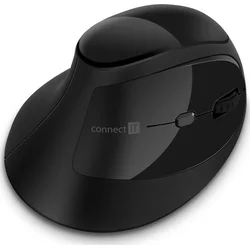 Connect IT For Health ergonomická vertikálna myš, bezdrôtová CMO-2801-BK