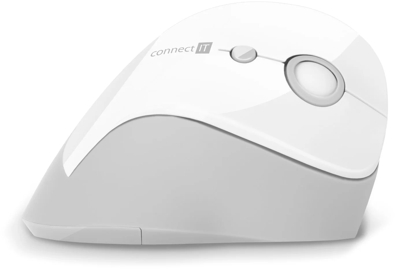 Connect IT For Health ergonomická vertikálna myš, biela CMO-2700-WH