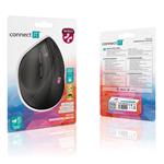 CONNECT IT FOR HEALTH Zrkadlová vertikálna myš, čierna