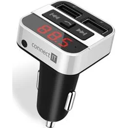 Connect IT InCarz Bluetooth transmitter, STŘÍBRNÝ CCC-8800-SL - Mobilní telefony - příslušenství