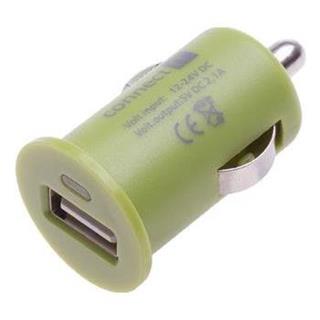Connect IT InCarz Colorz nabíječka do auta 1xUSB 2.1A, zelený CI-587