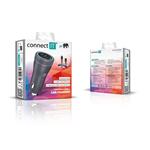 CONNECT IT InCarz DUPLEX nabíječka do auta, 2x USB-C, 1x Lightning, ANTRACITOVÁ