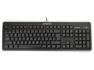 Connect IT LED bíle podsvícená klávesnice s VELKÝM fontem, USB