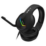 CONNECT IT NEO herná náhlavná súprava s mikrofónom, 1xJack+USB, ČIERNA