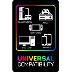 CONNECT IT NEO herná náhlavná súprava s mikrofónom, 1xJack+USB, ČIERNA