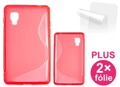 Connect IT pouzdro na telefon, LG Optimus L4 II (E440) ČERVENÉ