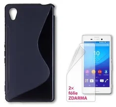 Connect IT pouzdro na telefon, Sony Xperia M4 Aqua ČERNÉ