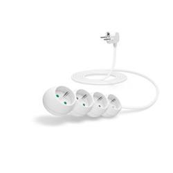 Connect IT prodlužovací kabel 230 V, 4 zásuvky, 3m, bez vypínače (bílý)