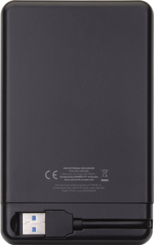 Connect IT ToolFree LITE externý box pre 2,5" disk CEE-1200-BK