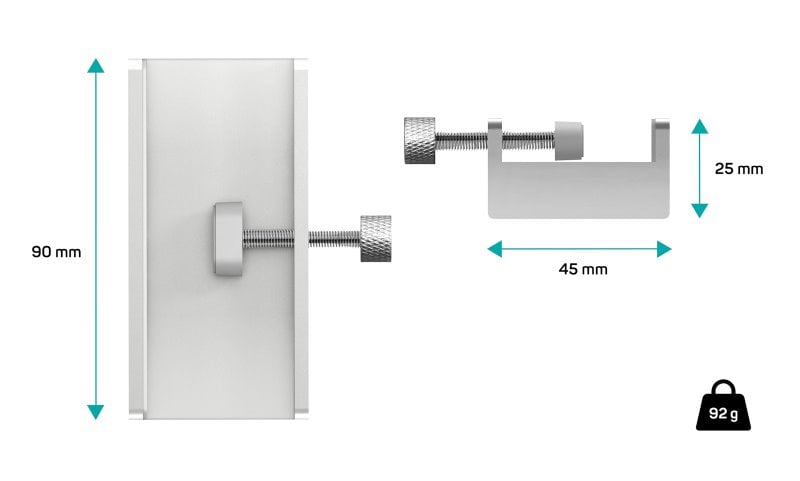 CONNECT IT USB DeskHub 4v1 pre stolný počítač, strieborná