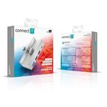 CONNECT IT USB DeskHub 4v1 pre stolný počítač, strieborná