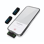 CONNECT IT Wireless mikrofon ClipMic Pro USB-C set ČERNÝ
