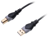 Connect IT Wirez CI-485 USB kabel typ A-B 1.8m (černo šedý)