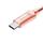 Connect IT Wirez Steel Knight USB-C - USB kábel, ružovo-zlatý, 1 m