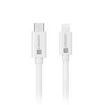 CONNECT IT Wirez USB-C -> Lightning, 27 W, 1 m, BIELA