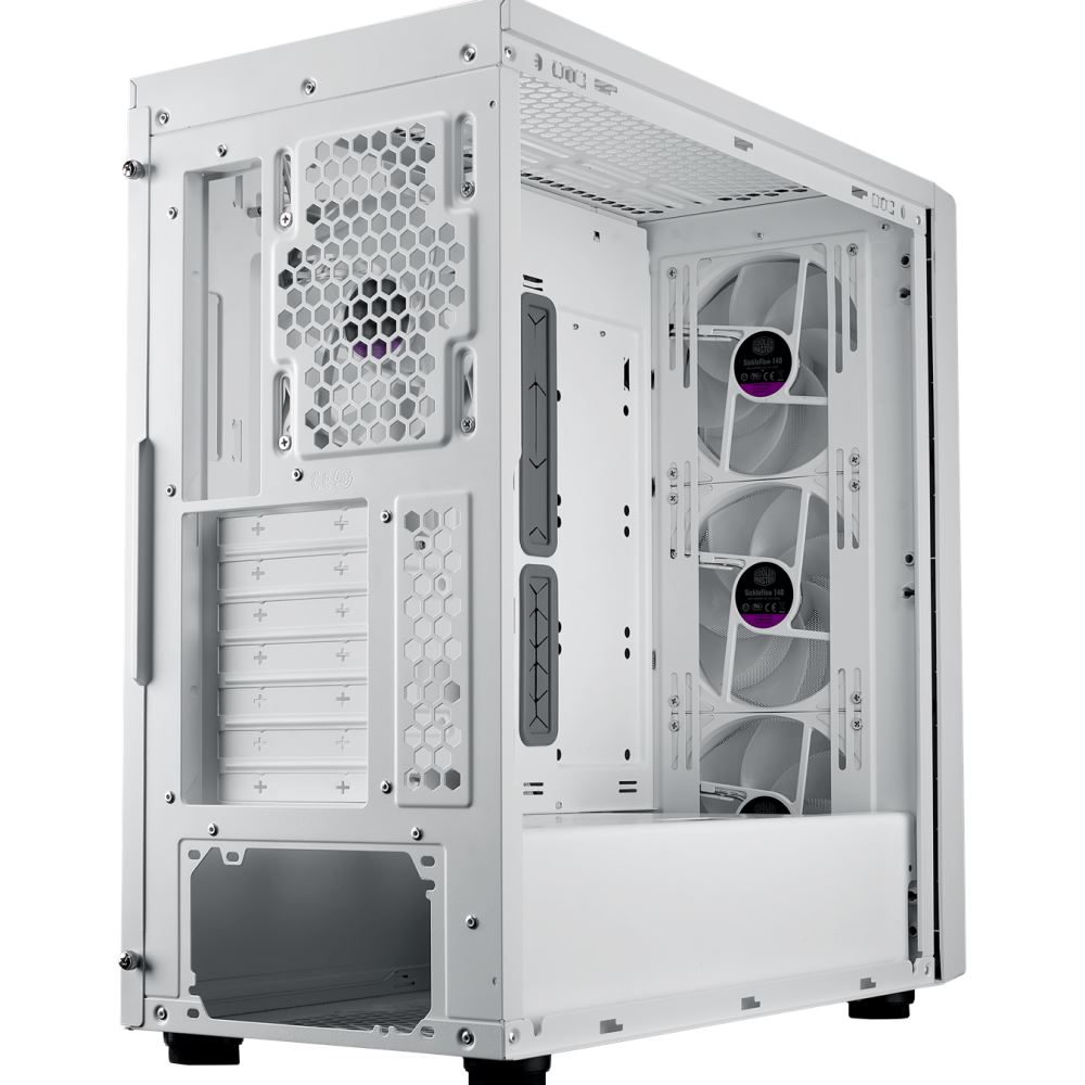 Cooler Master case MasterBox 600, Bílá