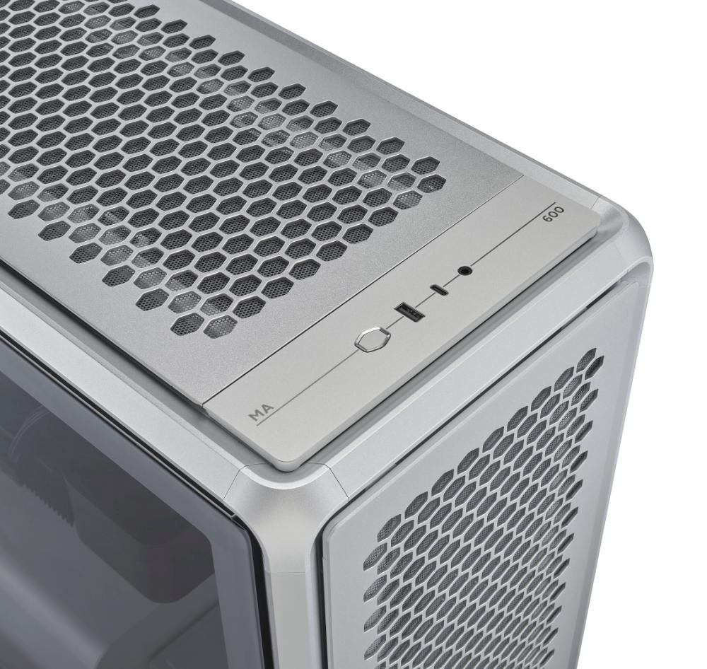 Cooler Master case MasterFrame 600, stříbrná