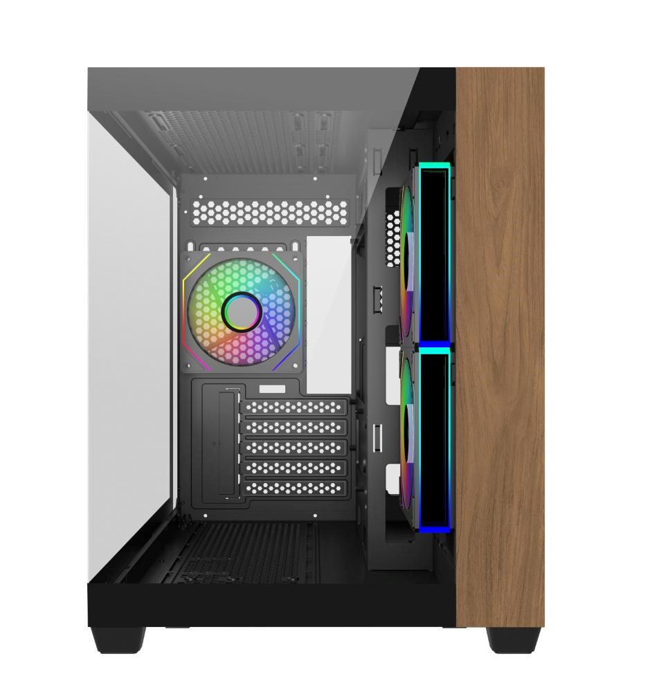 Cooler Master Elite 481 Wood, černá