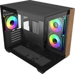 Cooler Master Elite 481 Wood, čierna