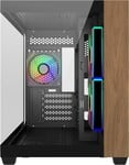 Cooler Master Elite 481 Wood, čierna