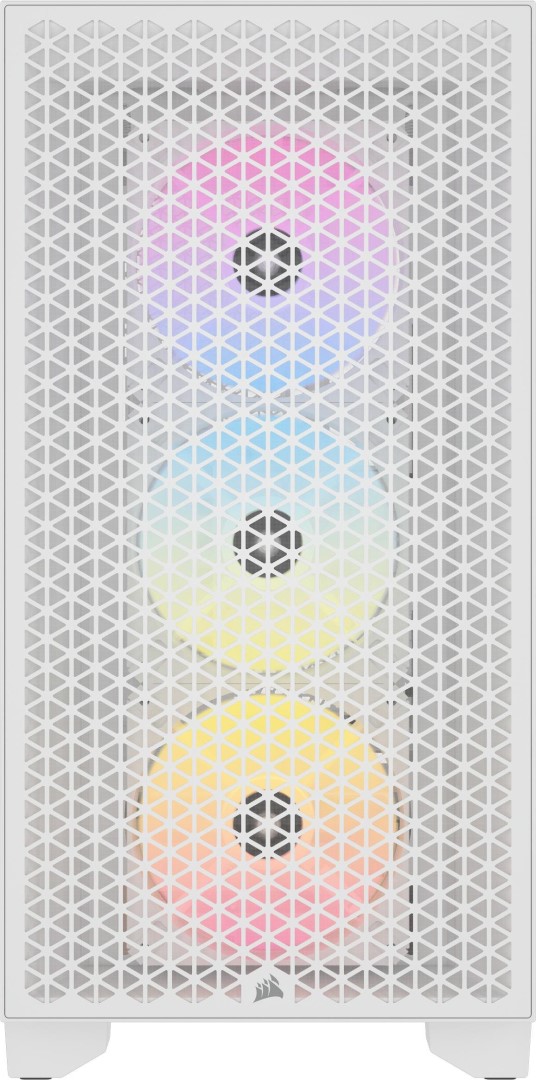Corsair 3000D RGB Airflow, bílá