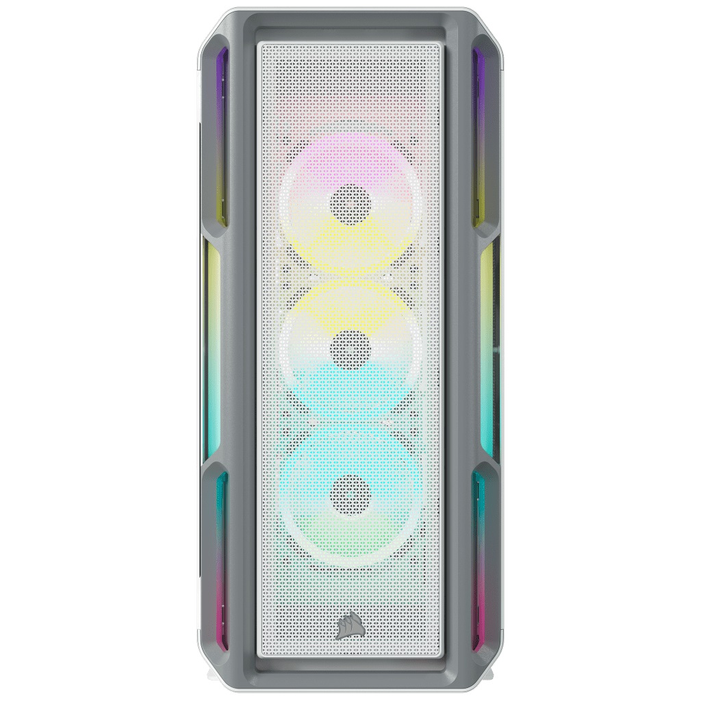Corsair iCUE 5000T RGB, bílá