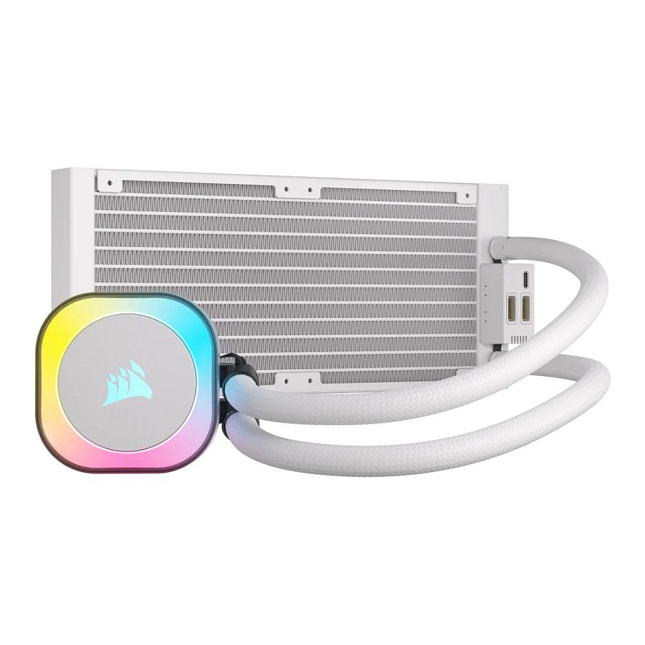 Corsair iCUE LINK H100i RGB 240mm, bílá
